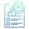 Work Hours Tracking_Gradient_Icon